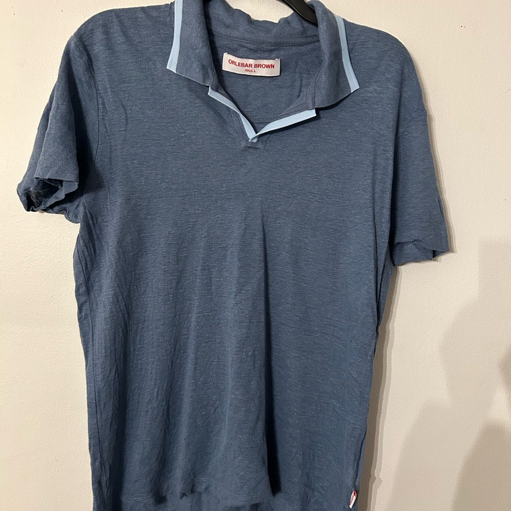Orlebar Brown Slate Polo Shirt